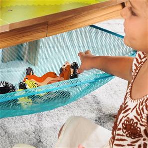 Kidkraft Adventure Tracks Saferi Juna -leikkipöytä tarvikkeineen-7