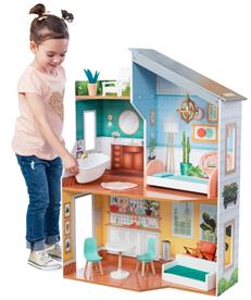 KidKraft Emily Nukkekoti sis. kalusteet ja huonekalut