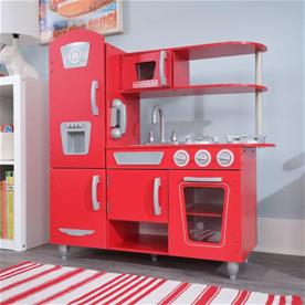 KidKraft Vintage leikkikeittiö punainen-2