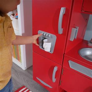 KidKraft Vintage leikkikeittiö punainen-5