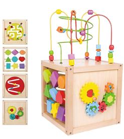 Classic World puinen monitoimi- ja helmilabyrintti (alkaen 24 kk)-4