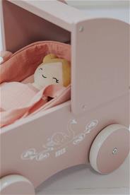 Krea Puiset nukenvaunut, vaaleanpunainen-5