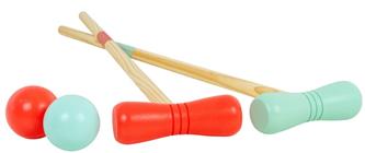 Krokettisetti Puiset perhepuutarhapelit-6