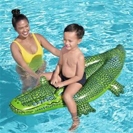 Krokotiili-vesilelu 152 x 71 cm