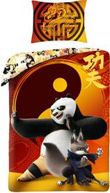 Kung Fu Panda Warrior vuodevaatteet 140 x 200 cm - 100 % puuvillaa.