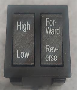 Kytkin High/Low ja Forward/Reverse (eteen/taaksepäin)