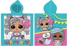 L.O.L. Surprise Poncho hupullinen kylpypyyhe - 100% puuvillaa