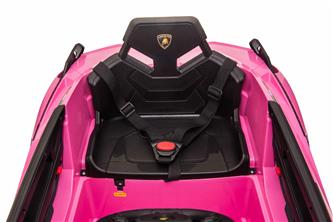 Lamborghini Sian sähköauto lapsille 12V Litium, pink-6