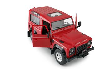 Land Rover Defender kauko-ohjattava auto ja perävaunu 1:14-7