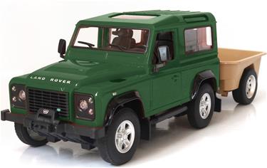 Land Rover Defender kauko-ohjattava auto ja perävaunu 1:14-2