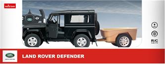 Land Rover Defender kauko-ohjattava auto ja perävaunu 1:14-3