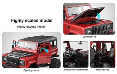 Land Rover kauko-ohjattava Defender 1:14-2