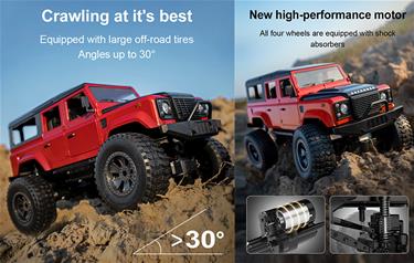 Land Rover kauko-ohjattava Defender 1:14-5