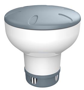 Lapsilukolla varustettu kloorin annostelija suurille 200 g tableteille