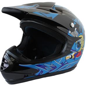 Lasten Crossikypärä, Blue Beast-2