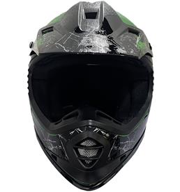 Lasten Crossikypärä, Phantom Green-3