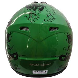 Lasten Crossikypärä, Phantom Green-4