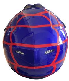 Lasten Crossikypärä SpiderBlue - Uusi malli-3