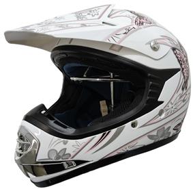 Lasten Crossikypärä, vaaleanpunainen perhonen-2