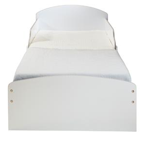 Lasten puinen Junior sänky säilytystilalla, valkoinen v2 (140cm)-2