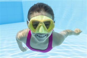 Lasten sukellusmaski ''Dominator'' 3-6 vuotta, keltainen-5