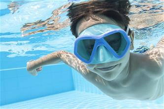 Lasten sukellusmaski ''Dominator'' 3-6 vuotta, sininen-4