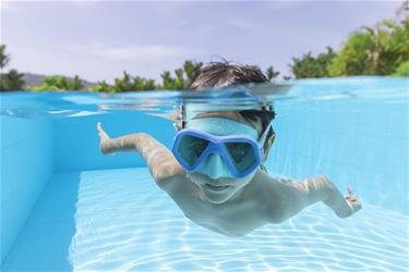 Lasten sukellusmaski ''Dominator'' 3-6 vuotta, sininen-5