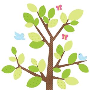 Lastenhuoneen Jättipuu Seinätarra-3