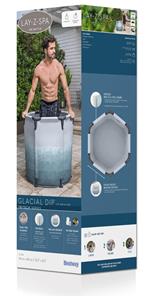  Lay-Z Glacial dip kylmäallas sis.pumppu 90 x 80 cm-3