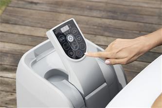 Lay-Z-Spa Miami AirJet -ulkoporeallas 180 x 66 cm, musta-4