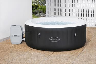 Lay-Z-Spa Miami AirJet -ulkoporeallas 180 x 66 cm, musta-8