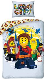 Lego City vuodevaatteet - 100 prosenttia puuvillaa