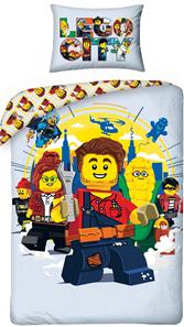 Lego City vuodevaatteet - 100 prosenttia puuvillaa