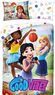 Lego Friends vuodevaatteet - 100 prosenttia puuvillaa