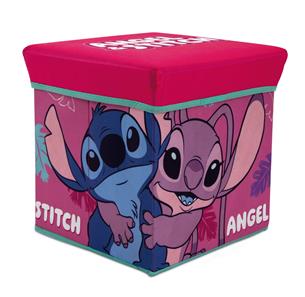 Lilo ja Stitch -jakkara säilytystilalla (kokoontaitettava)-2