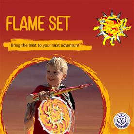 Liontouch Flame Fantasy -setti, miekka ja kilpi-5