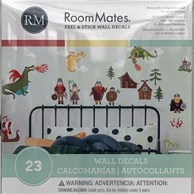 Lohikäärmeet ja viikingit seinätarrat-6