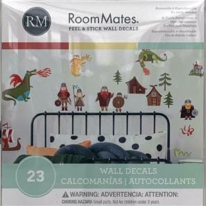 Lohikäärmeet ja viikingit seinätarrat-6