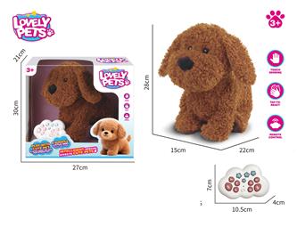 Lovely Pets Kauko-ohjattava koira Teddy 2.4 GHz – Ruskea-2