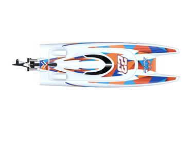 Magic Cat V6 RTR 2,4 GHz:n kauko-ohjattava pikavene, 20 km/h-3