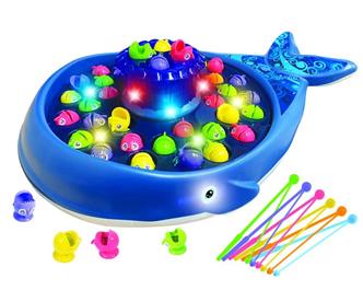 Magic Whale Fishing Game - Hauska kalastuspeli valolla ja äänellä!