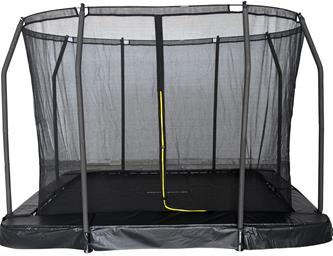 MCU-Sport Maahan upotettava trampoliini 366 x 244 cm + turvaverkko