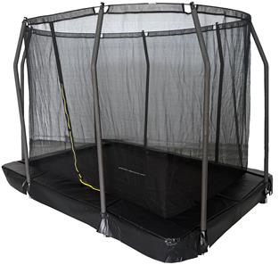 MCU-Sport Maahan upotettava trampoliini 366 x 244 cm + turvaverkko-2