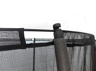 MCU-Sport Maahan upotettava trampoliini 213 x 153 cm + turvaverkko-3