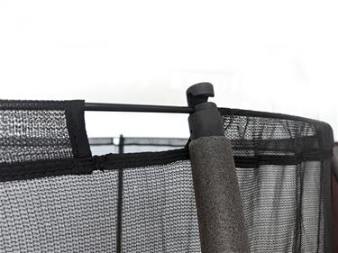 MCU-Sport Maahan upotettava trampoliini 213 x 153 cm + turvaverkko-3