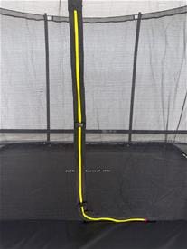 MCU-Sport Maahan upotettava trampoliini 213 x 153 cm + turvaverkko-4
