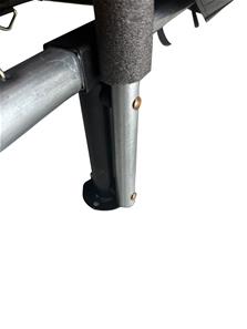 MCU-Sport Maahan upotettava trampoliini 213 x 153 cm + turvaverkko-7