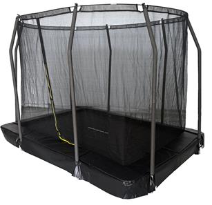 MCU-Sport Maahan upotettava trampoliini 305 x 213 cm + turvaverkko-2