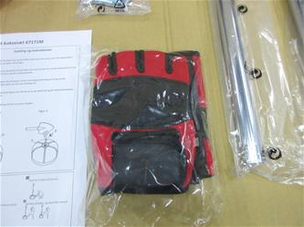 MCU-Sport Nyrkkeilypallo / Speedball Pro lapsille 125-155cm, musta-5