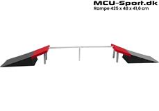 MCU-Sport Skeittiramppi + Grind Rail setti 425 x 48 x 41,6 cm